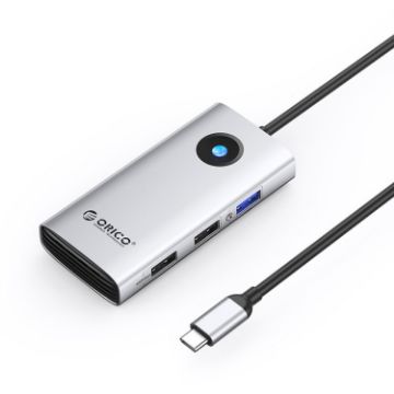 ORICO PW11-5P USB-C 5Gbps Silver 5-in-1 Docking Station - 1
