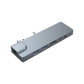 Rocketek 8 in 1 60W Hub Adapter for Surface Pro with 4K HDMI - 1