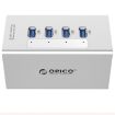 ORICO A3H4 Aluminum 4 Port USB 3.0 HUB with Power Supply (Silver) - 3