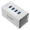 ORICO A3H4 Aluminum 4 Port USB 3.0 HUB with Power Supply (Silver) - 5