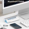 ORICO M3U7-G2 Aluminum 7-Port USB 3.2 Gen2 10Gbps HUB Silver - 3