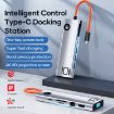 ROCK TR30 Type-C to HDMI VGA USB 3.0 Multi Splitter Docking Hub - 2