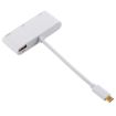 USB 2.0/Audio/VGA/HDMI to USB-C Hub Adapter (White) - 3