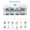 Rocketek iMac USB3.0 Hub with SD/TF Multi-Function Expansion Dock - 4