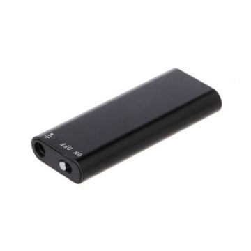 16GB USB Recorder Pen MP3 Player Memory Pen (Black) - 1