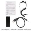16GB USB Recorder Pen MP3 Player Memory Pen (Black) - 5