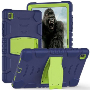Samsung Galaxy Tab A7 T500 3-Layer Shockproof Case w/ Holder - 1