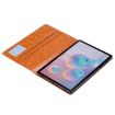 Galaxy Tab S7 FE Brown Leather Case with Holder & Card Slots - 6