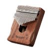 Acacia Wood 21 Tone Kalimba Thumb Piano (Coffee-Cat) - 1