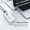ORICO CT2U3-10AB-WH 10 Port USB HUB with Switches, EU Plug (White) - 3
