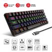 HXSJ L800 61 Keys Bluetooth/Wireless/Wired Mechanical Keyboard White - 4