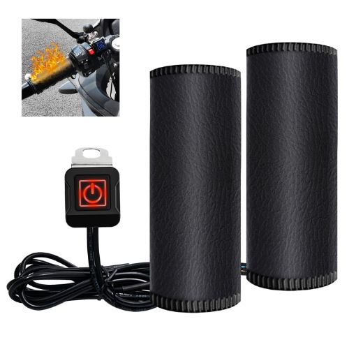 Motorcycle 12V Heating Handle ZH-1314A1 Strap Type Installation - 1