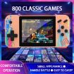 G3 Macaron 3.5" Screen Handheld Console, Dual Play, 800 Games, Grey - 4