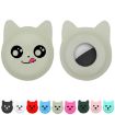 Cute Cartoon Pet Collar Tracker Silicone Case for AirTag (White) - 3