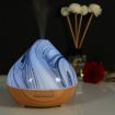 Volcano Shape Humidifier Glass Aromatherapy Machine, UK Plug, Khaki - 3