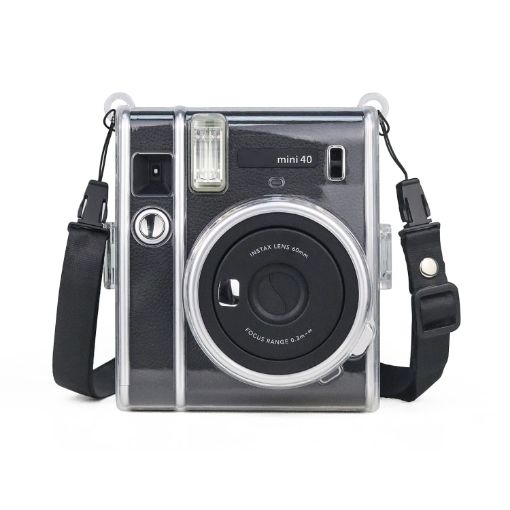 Crystal Case & Strap for FUJIFILM Instax mini 40 (Transparent) - 1