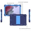 Galaxy Tab A8 10.5 2021 Dual-Color Silicone+PC Case (Navy/Blue) - 6
