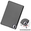 TCL Tab 10s Grey Leather Case with Three-Fold Holder Design - 6