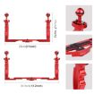PULUZ Red Dual Handles Aluminum Tray Stabilizer for Cameras - 4