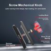 PULUZ CNC Metal Motorcycle Rearview Clamp Magic Arm (Black) - 6