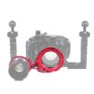 PULUZ 67mm Red Diopter Adapter for DSLR Underwater Housing - 6