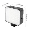 PULUZ Black 64LED 5W Camera/Video Camcorder Fill Light - 2
