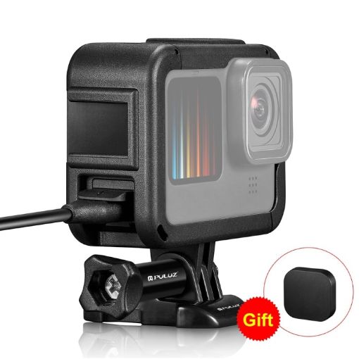 PULUZ Frame Mount Cage with Cold Shoe for GoPro HERO13/12/11/10/9 - 1