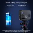 PULUZ Pocket RGB LED Light 2500-9900K On-Camera Fill Light - 6