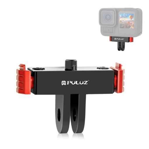 GoPro HERO13 Black PULUZ Magnetic Quick Release Mount (Black Red) - 1