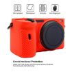 PULUZ Red Silicone Protective Case for Sony A6600/ILCE-6600 - 4