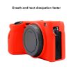 PULUZ Red Silicone Protective Case for Sony A6600/ILCE-6600 - 6