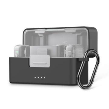 Protective Silicone Case for DJI Mic 2 by PULUZ, Black - 1