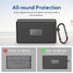 Protective Silicone Case for DJI Mic 2 by PULUZ, Black - 5