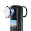 PULUZ Transparent PC Lens Guard for Insta360 X5 Rotation Cover - 1