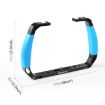PULUZ Dual Handles Diving Rig for GoPro, DJI, Insta360 (Blue) - 3