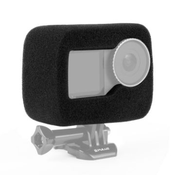 PULUZ High Density Foam Windshield for DJI Osmo Action 5/4/3 (Black) - 1