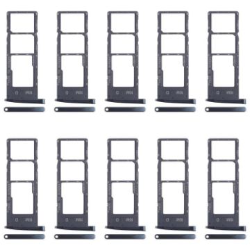 Motorola Moto G6 10pcs SIM & Micro SD Card Trays (Black) - 1