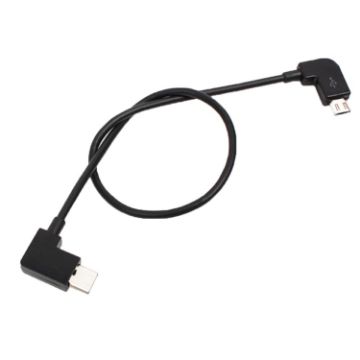 30cm Micro USB to USB-C Converter for DJI Mavic Pro & Spark - 1