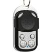 433MHz Wireless Remote Control, Black/Silver, 4 Keys, Learning Code - 1