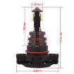 H16 20W 800LM 4 XT-E LED White Daytime Running Fog Light Bulb 12-24V - 5