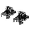 10 PCS ST-06 Strap Mount Buckle for GoPro, Insta360, DJI (Black) - 2