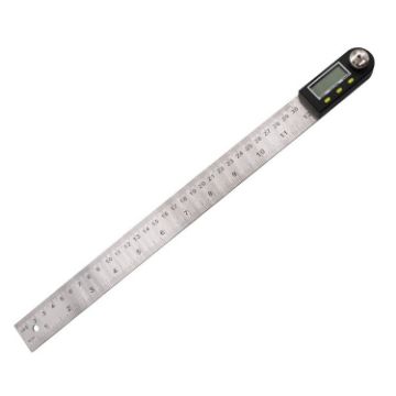 300mm 2-in-1 Digital Angle Finder Protractor Goniometer Ruler - 1