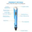 Purple Hand-held 3D Printing Pen with EU Plug - 4