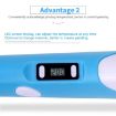 Purple Hand-held 3D Printing Pen with EU Plug - 6