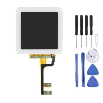 White OEM LCD Screen & Digitizer for iPod nano 6th Gen Assembly - 1