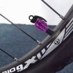 Universal Bicycle Tire Valve Caps - 4 PCS (Purple) - 5