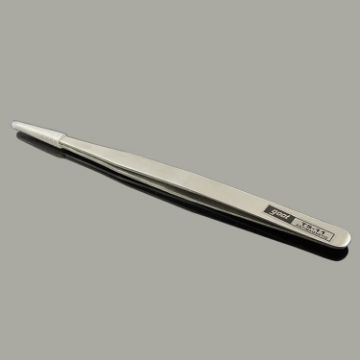 Gooi TS-11 Silver Steel Straight Tweezers - 1