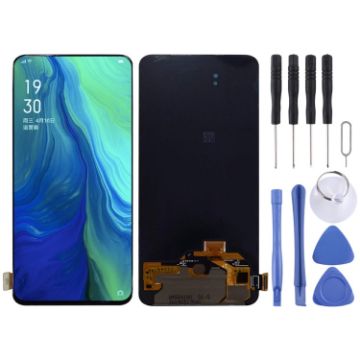 OPPO Reno Original Black LCD Screen with Digitizer Assembly - 1