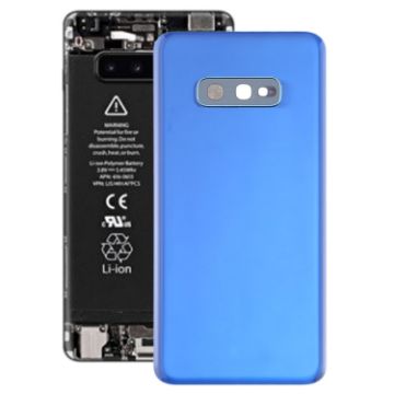 Galaxy S10e Battery Back Cover + Camera Lens (Blue) - 1