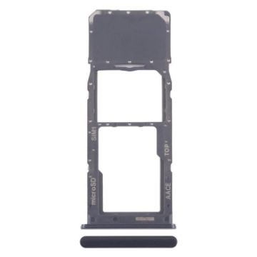 Original Black SIM + Micro SD Card Tray for Samsung Galaxy A13 SM-A135 - 1
